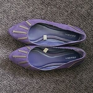 Purple Pointy Flats